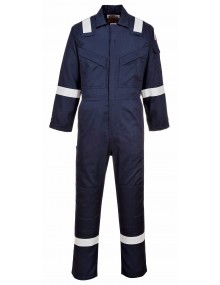 FR21 - Flame Resistant Super Light Weight Anti-Static Coverall - Navy Clothing